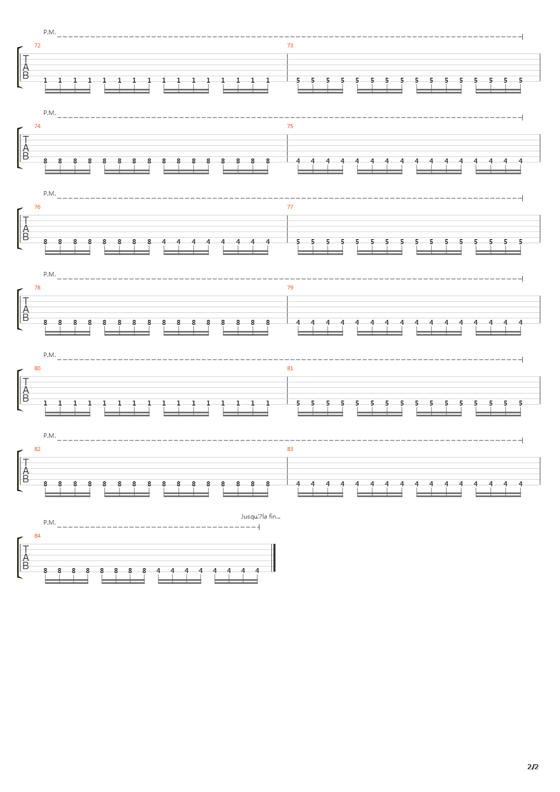 Saturn Motion Theology吉他谱