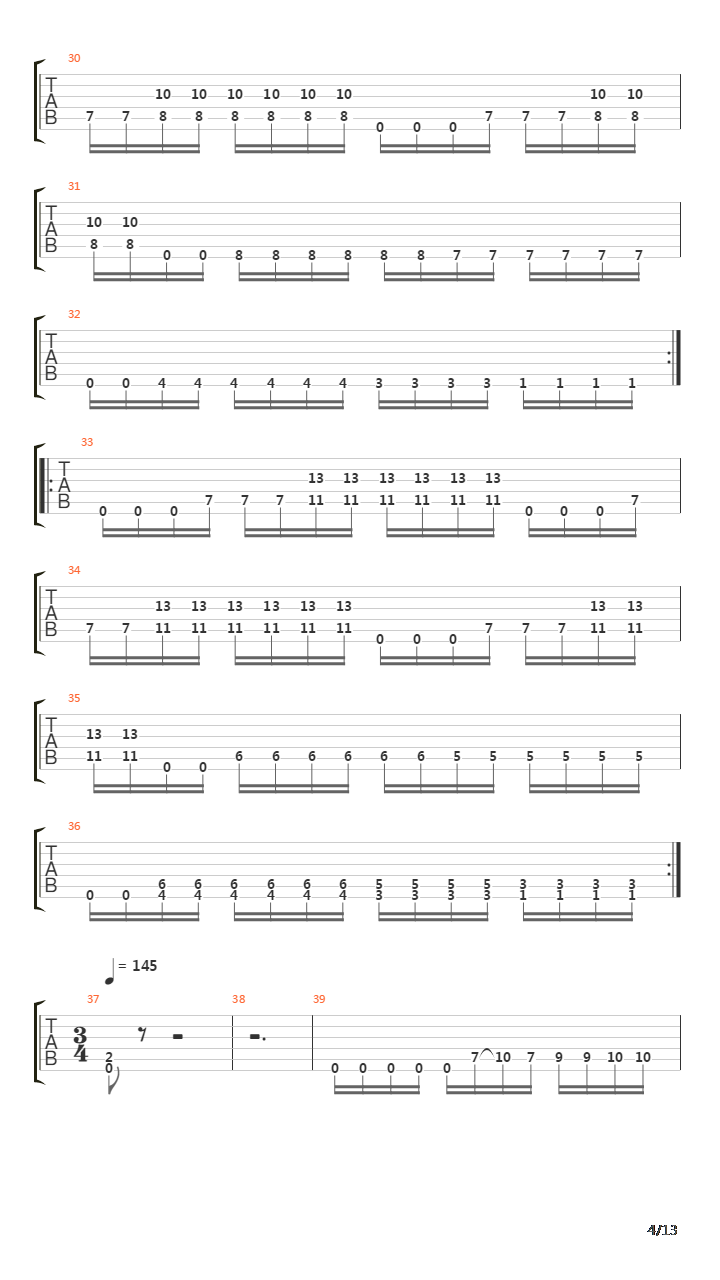 Whirlwind Journey吉他谱