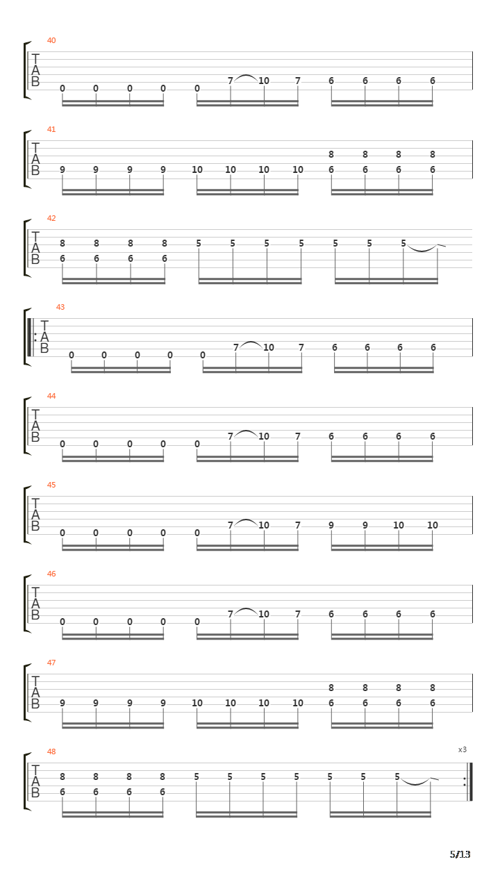 Whirlwind Journey吉他谱