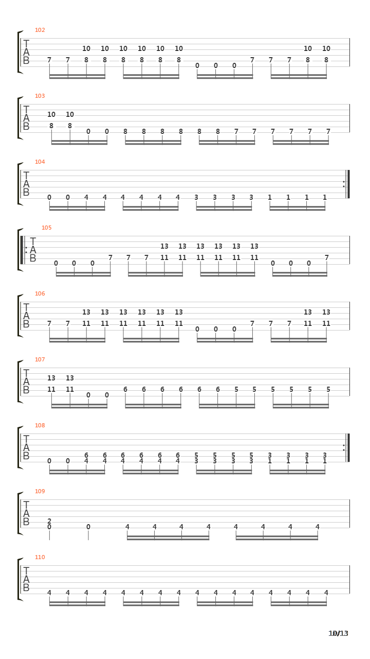 Whirlwind Journey吉他谱
