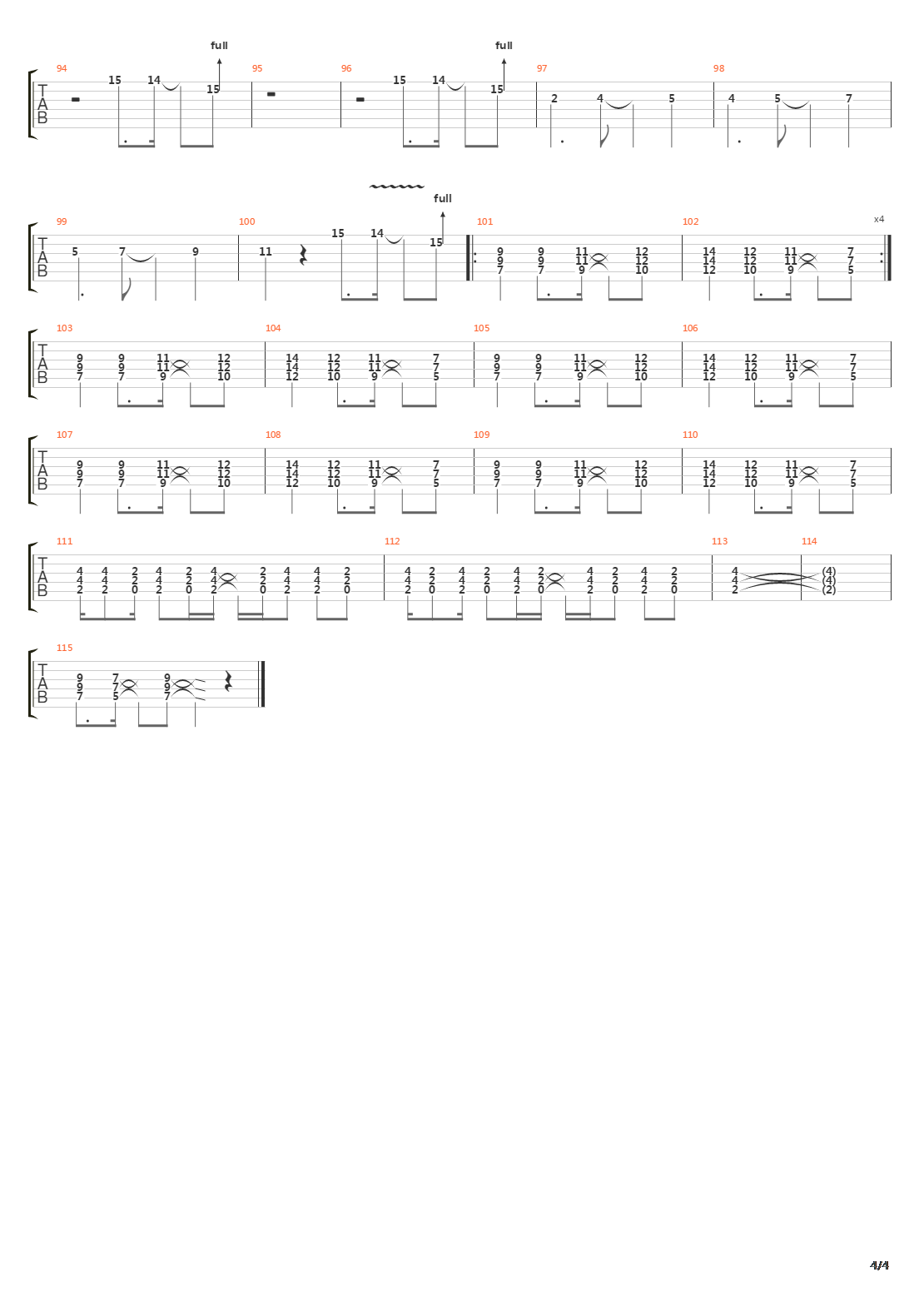 March Of The Saint吉他谱