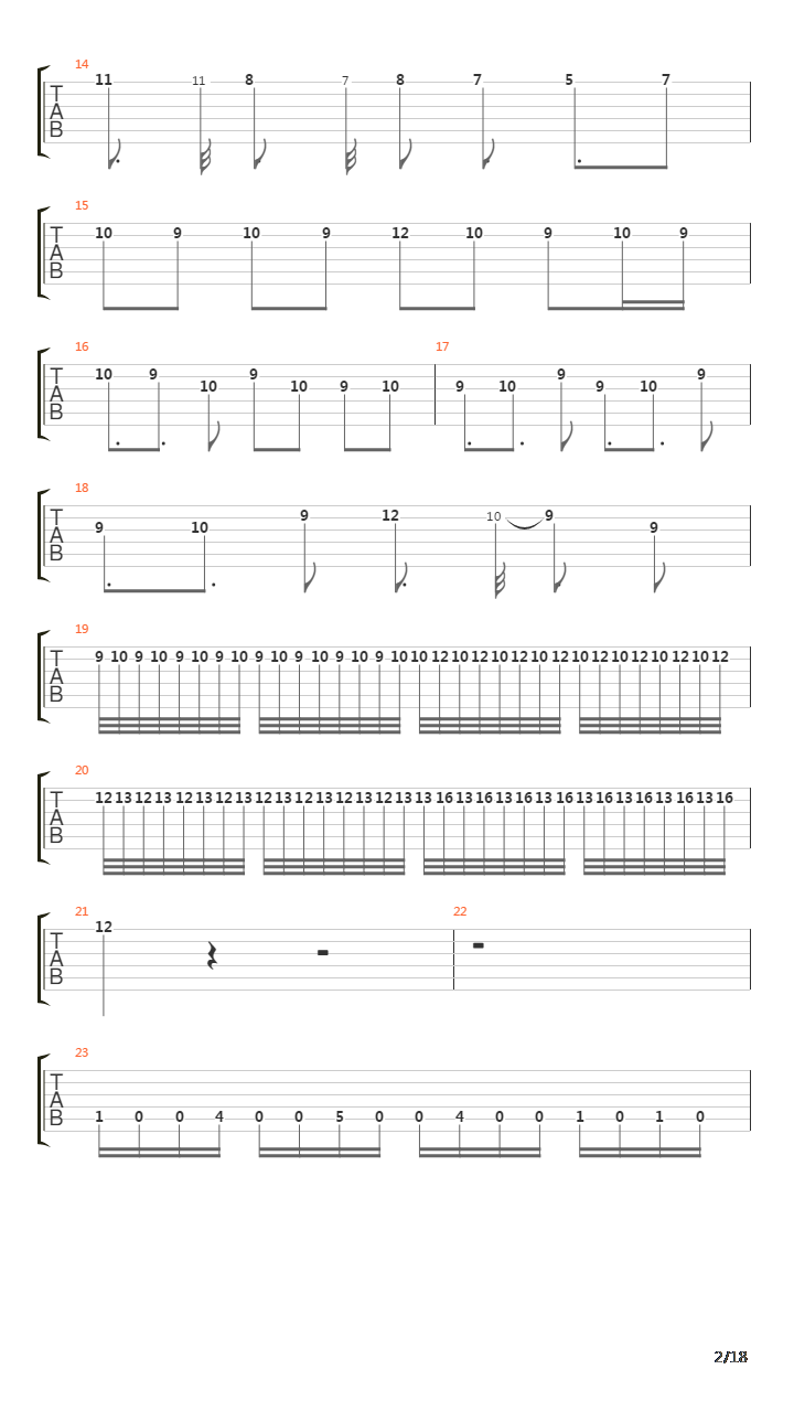 Persepolis吉他谱