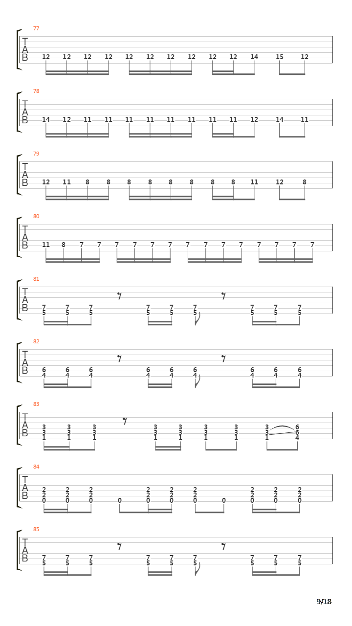 Persepolis吉他谱