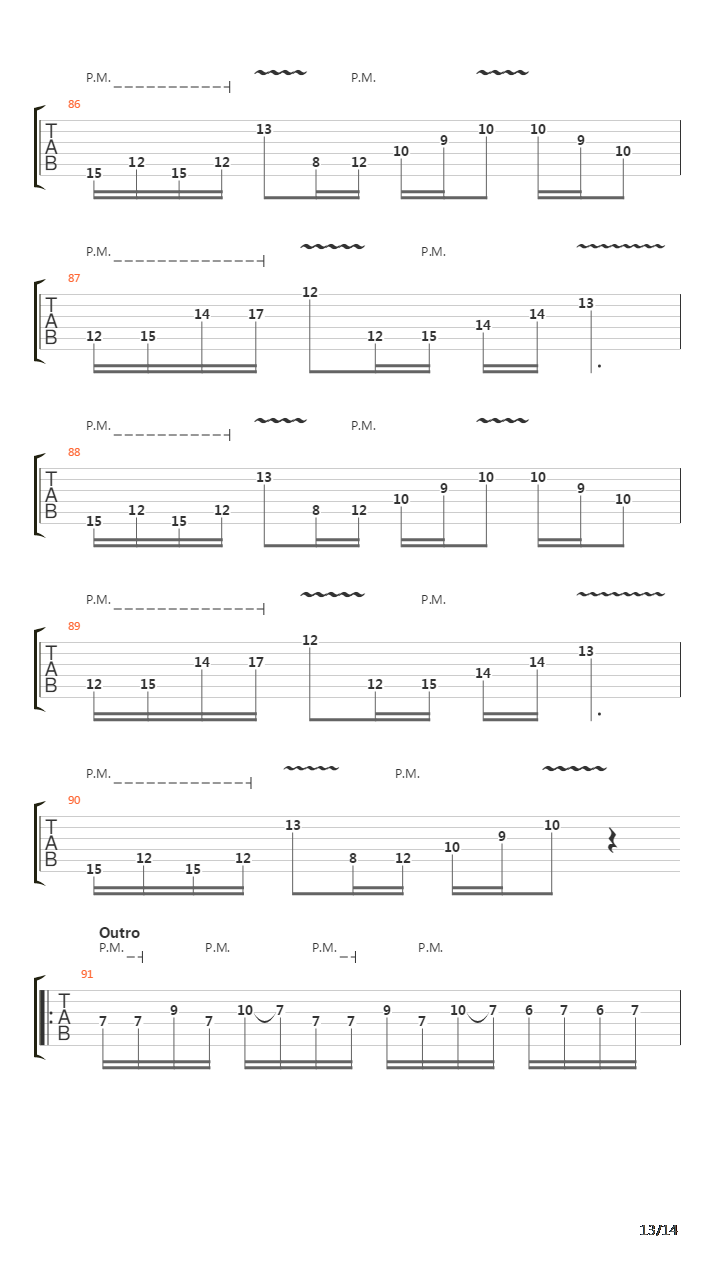 Failing Winds Of Hopeless Greed吉他谱