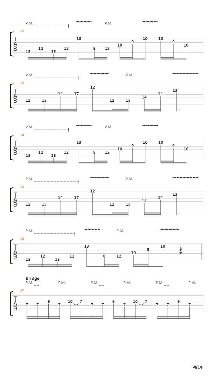 Failing Winds Of Hopeless Greed吉他谱