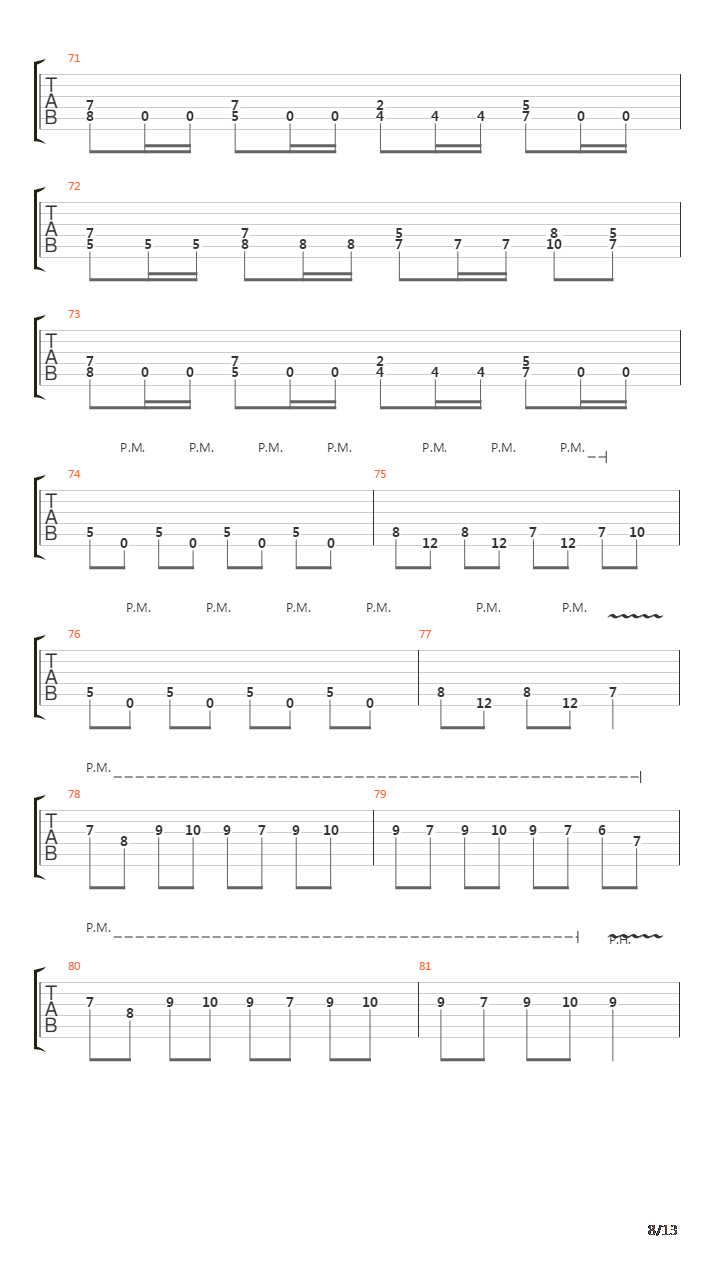 The Promise Of Never吉他谱