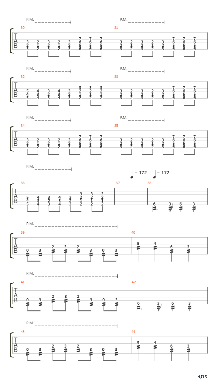 The 42nd Ego吉他谱