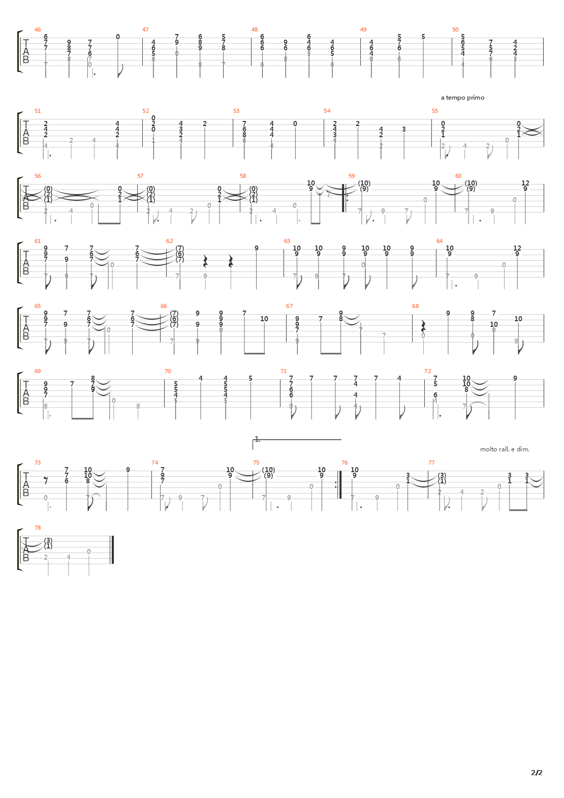 Bahia吉他谱