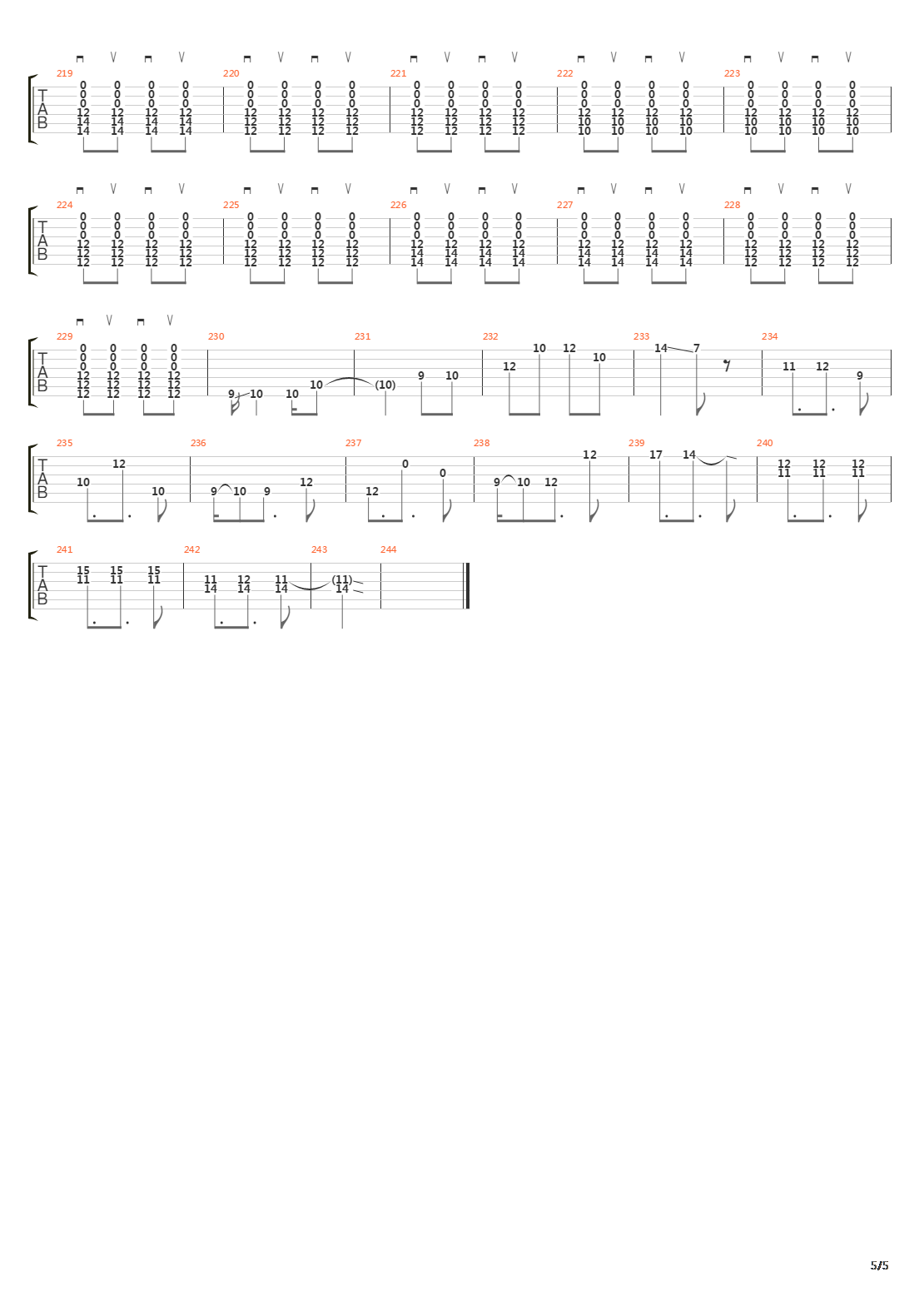 Empire吉他谱
