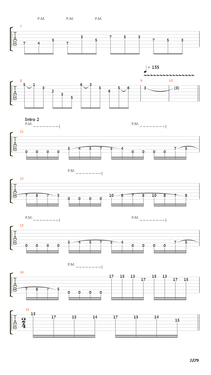 Conceptual Decay吉他谱