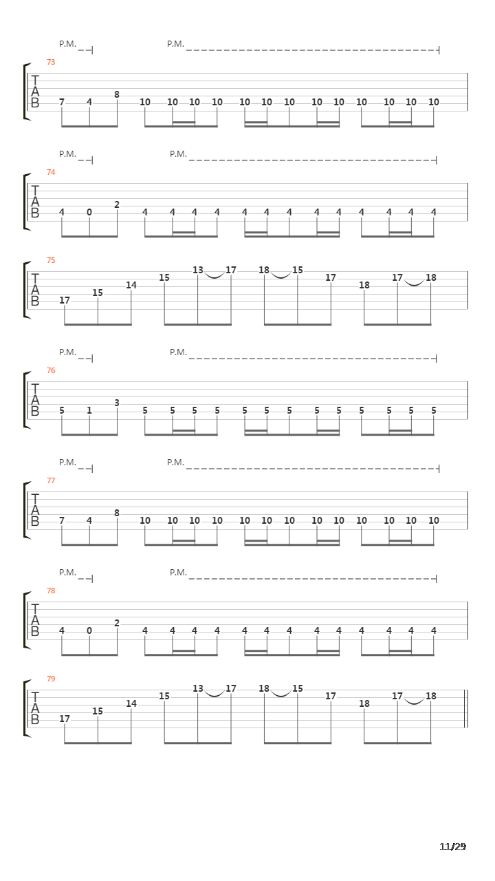 Conceptual Decay吉他谱