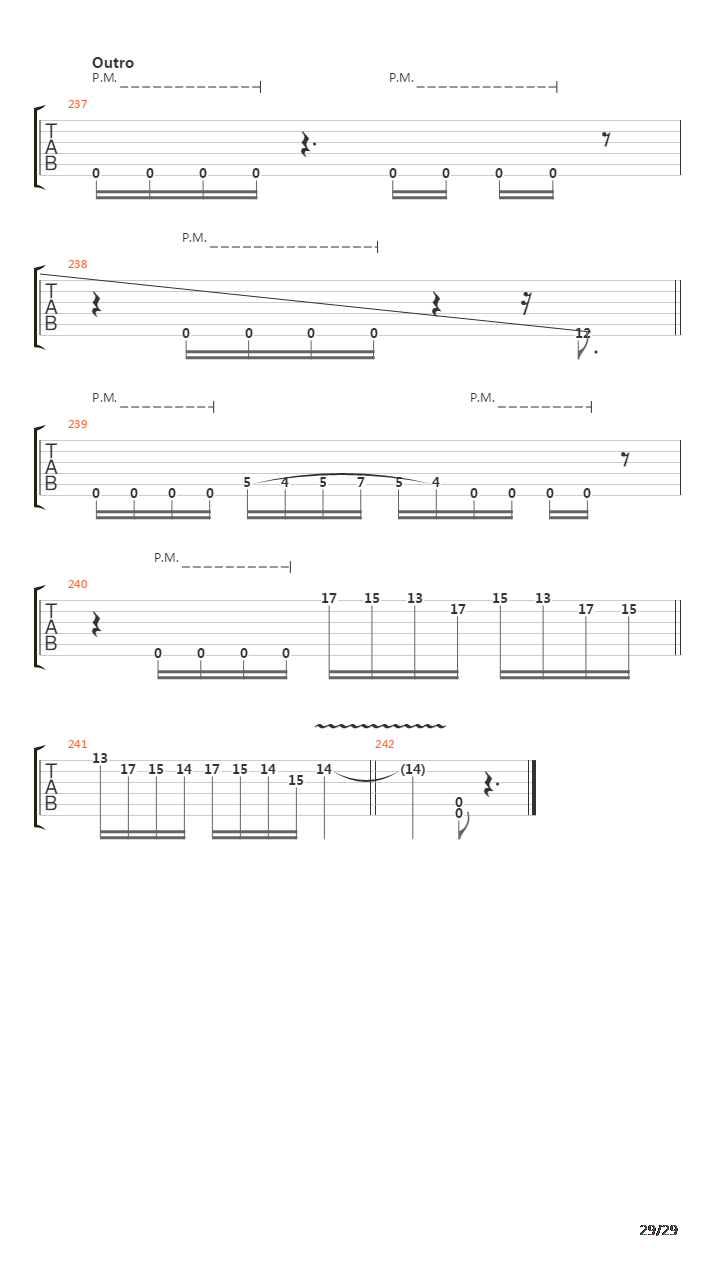 Conceptual Decay吉他谱