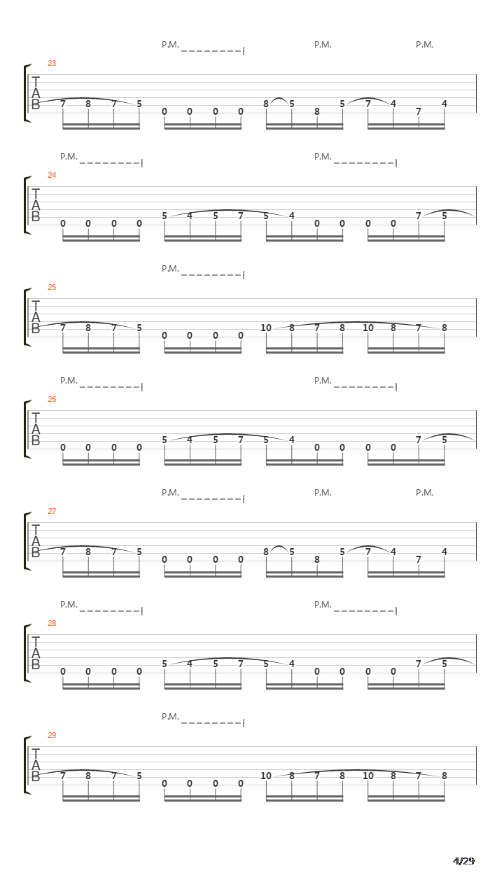 Conceptual Decay吉他谱