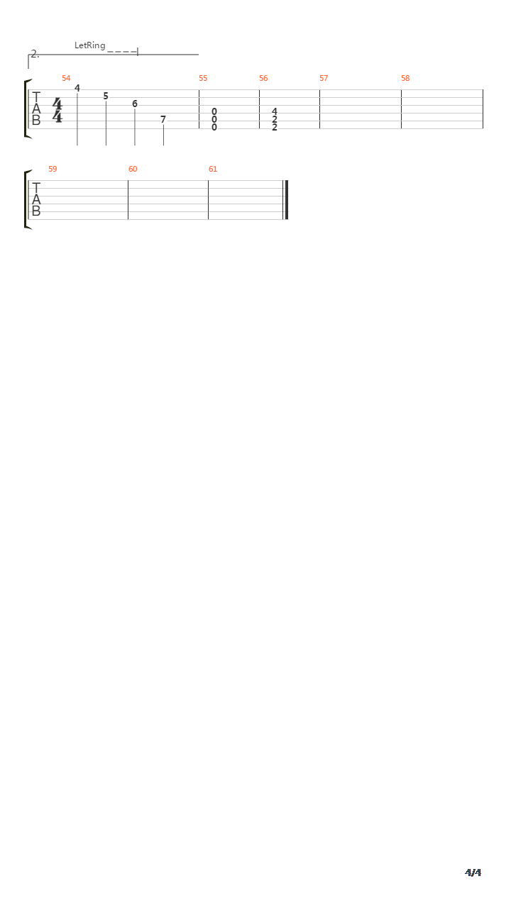 Efforts Inches吉他谱