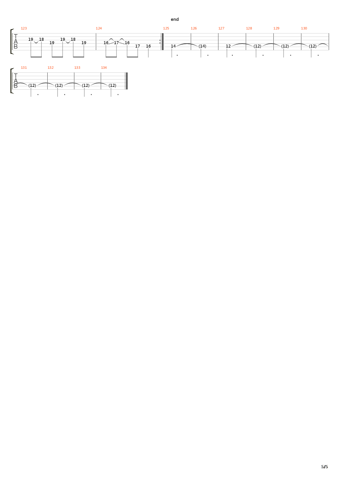 Grief吉他谱