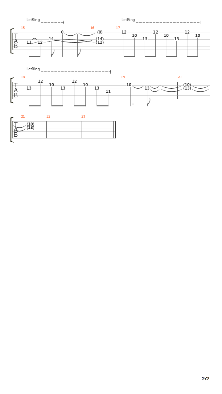 Interlude吉他谱