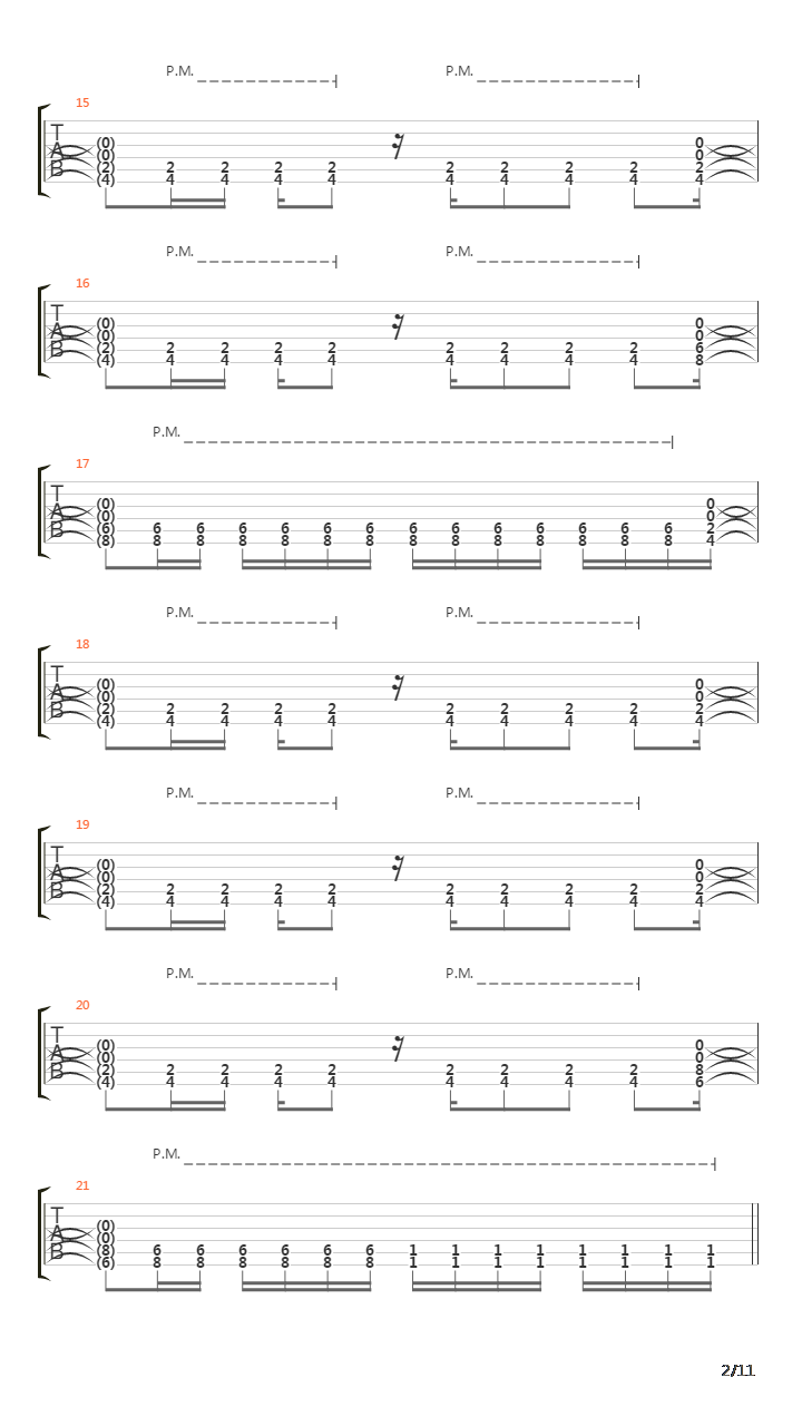 Piracy吉他谱