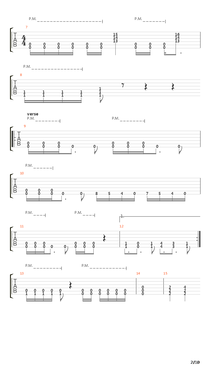 The Acceptance吉他谱