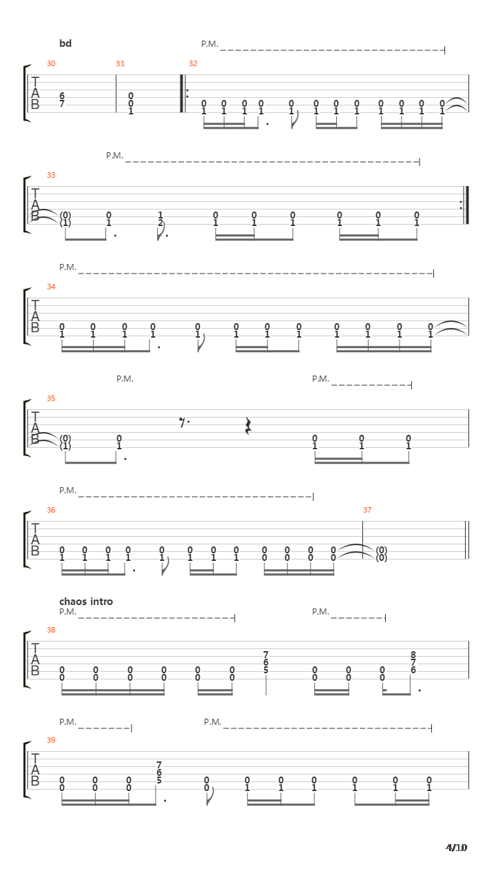 The Acceptance吉他谱
