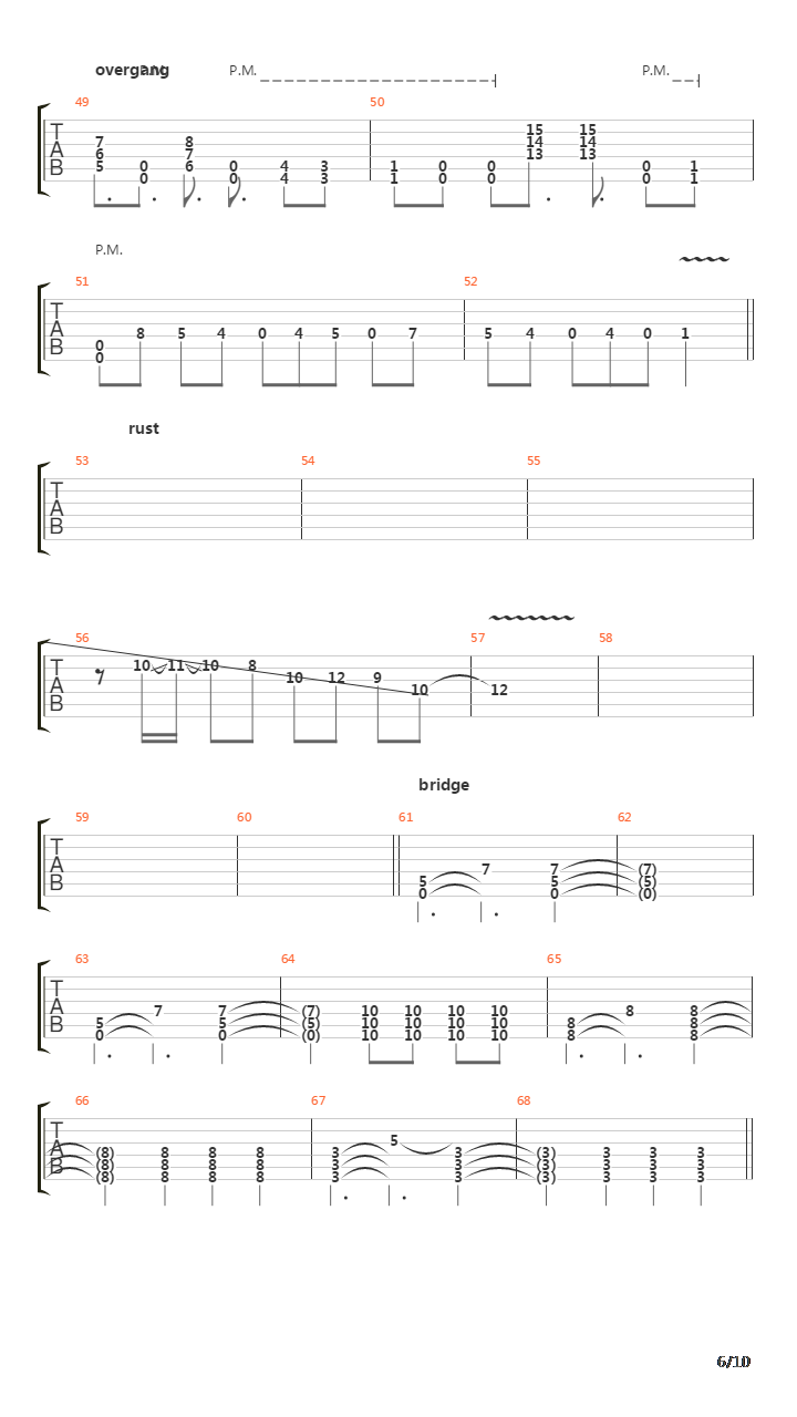 The Acceptance吉他谱