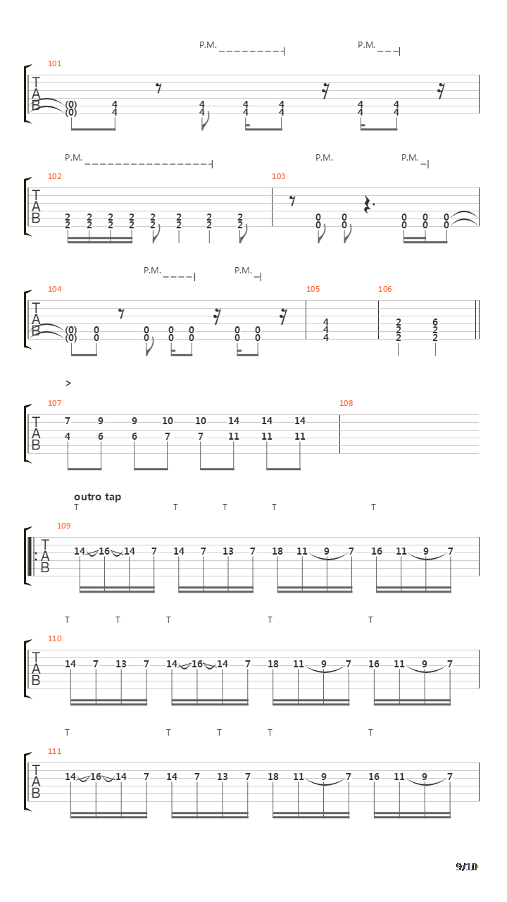 The Acceptance吉他谱