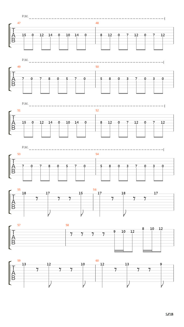 Torchbearer吉他谱