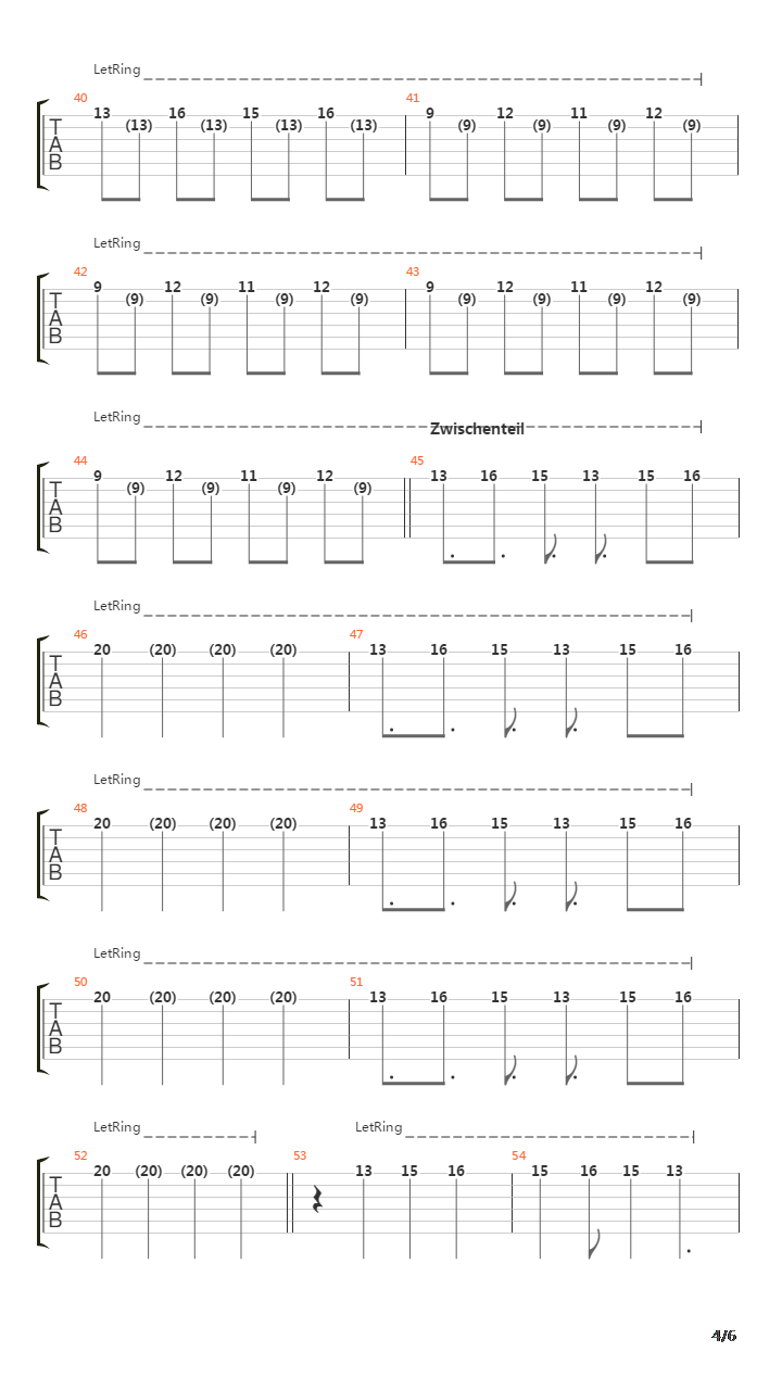 Spiegelaugen吉他谱