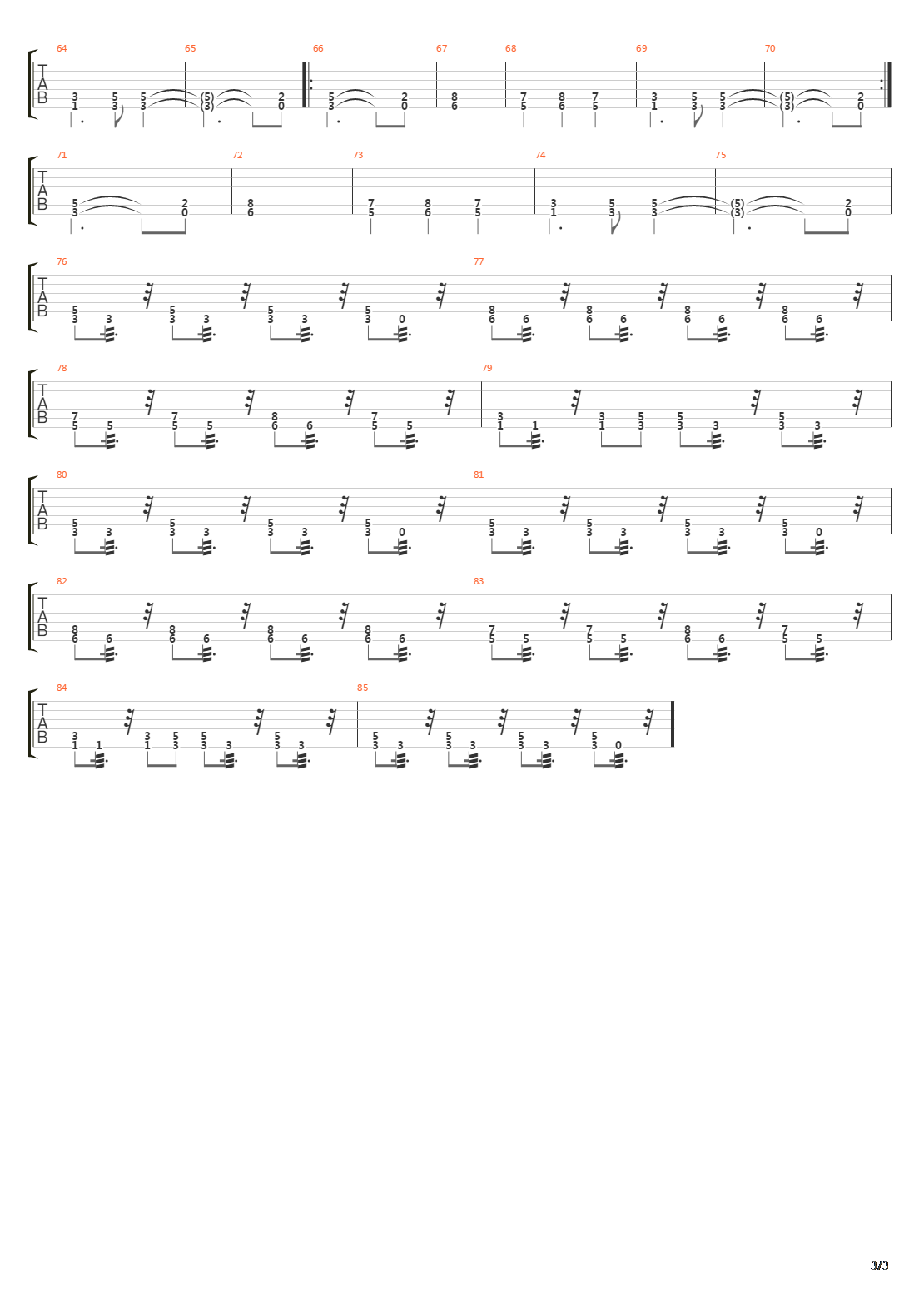The Rack吉他谱