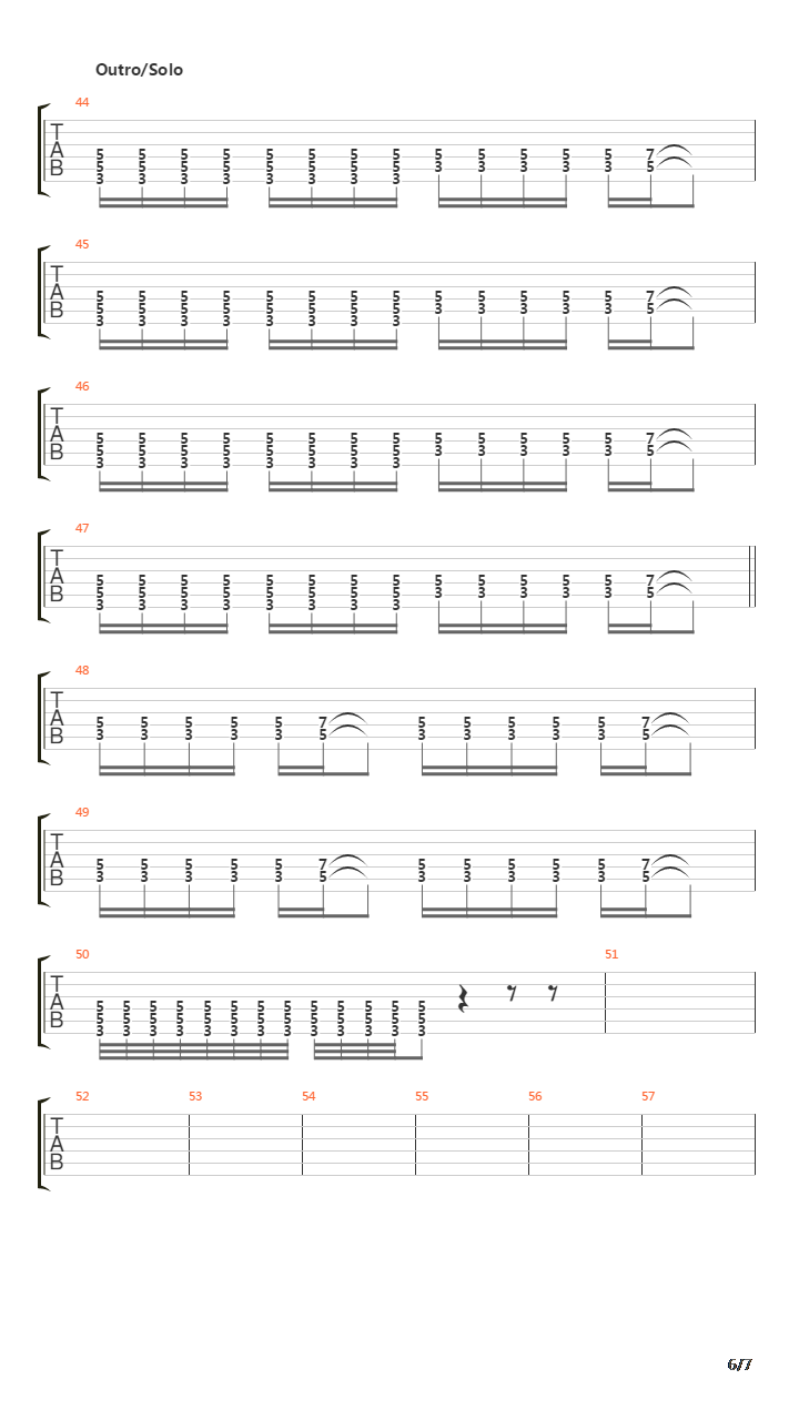 Inget Ljus吉他谱
