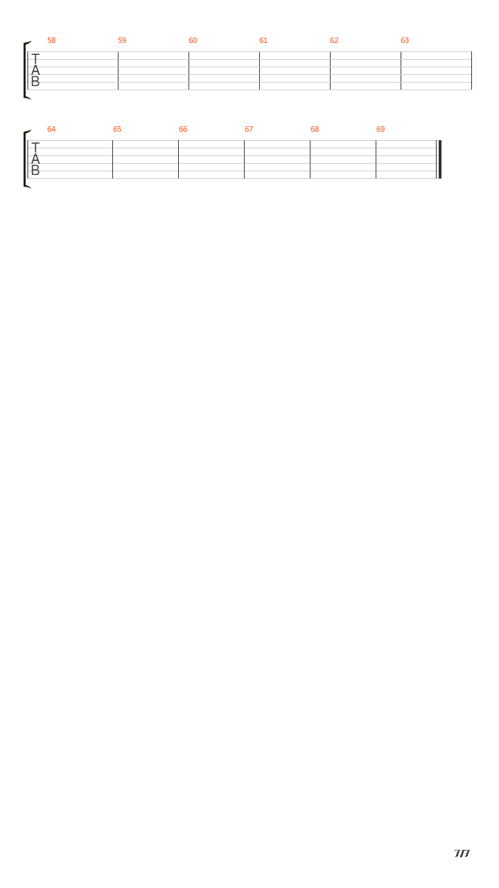 Inget Ljus吉他谱