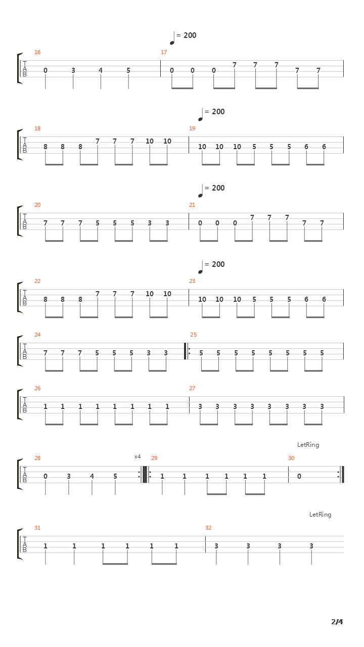 Valfrdens Pris吉他谱