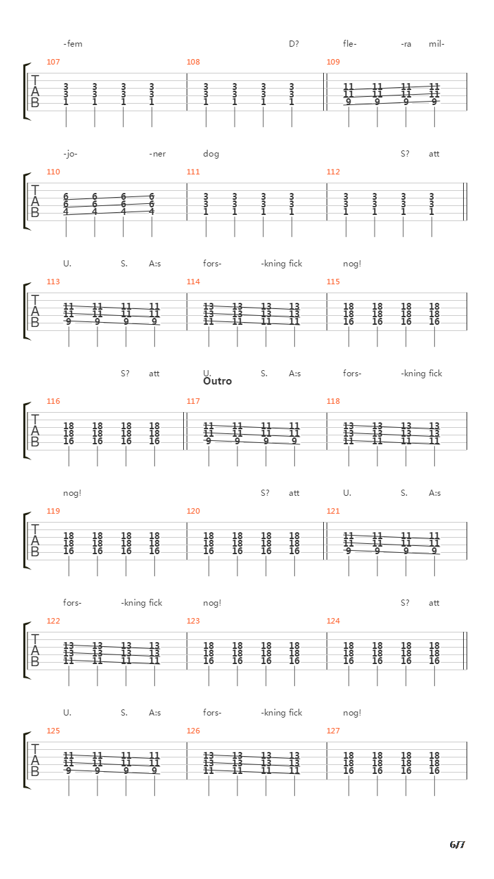 Vietnam吉他谱