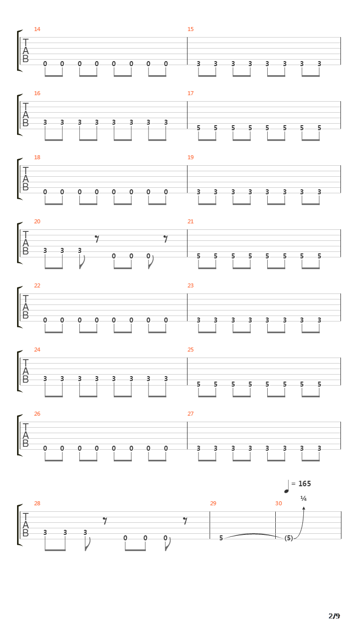 Vlkommen Hem吉他谱