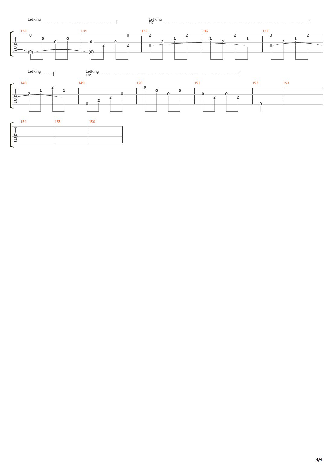 Le Ore Rosa Di Mazenderan吉他谱
