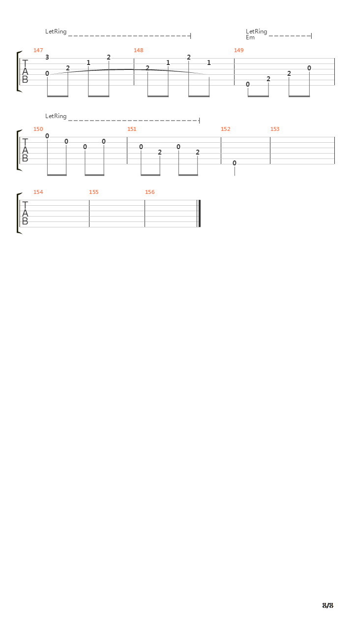 Le Ore Rosa Di Mazenderan吉他谱