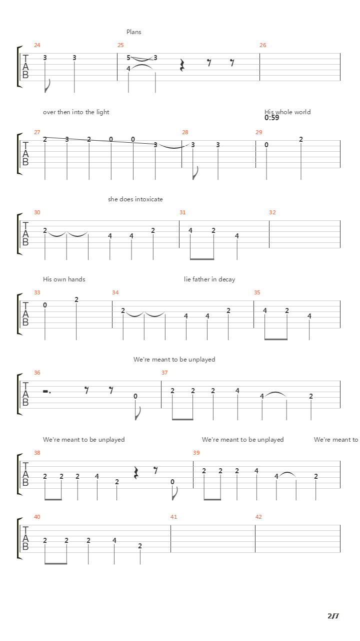 Ethiopian Song吉他谱