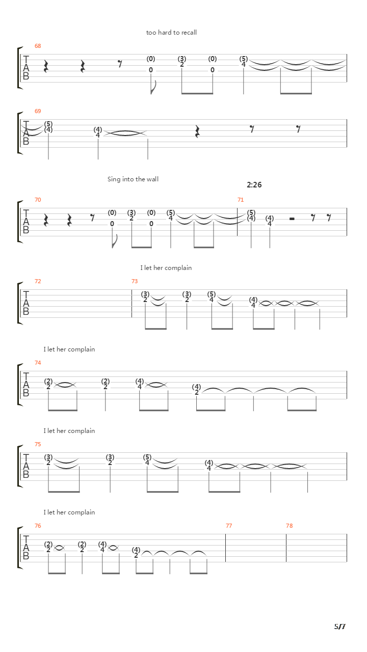 Ethiopian Song吉他谱