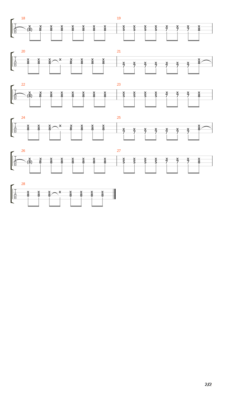 Union吉他谱