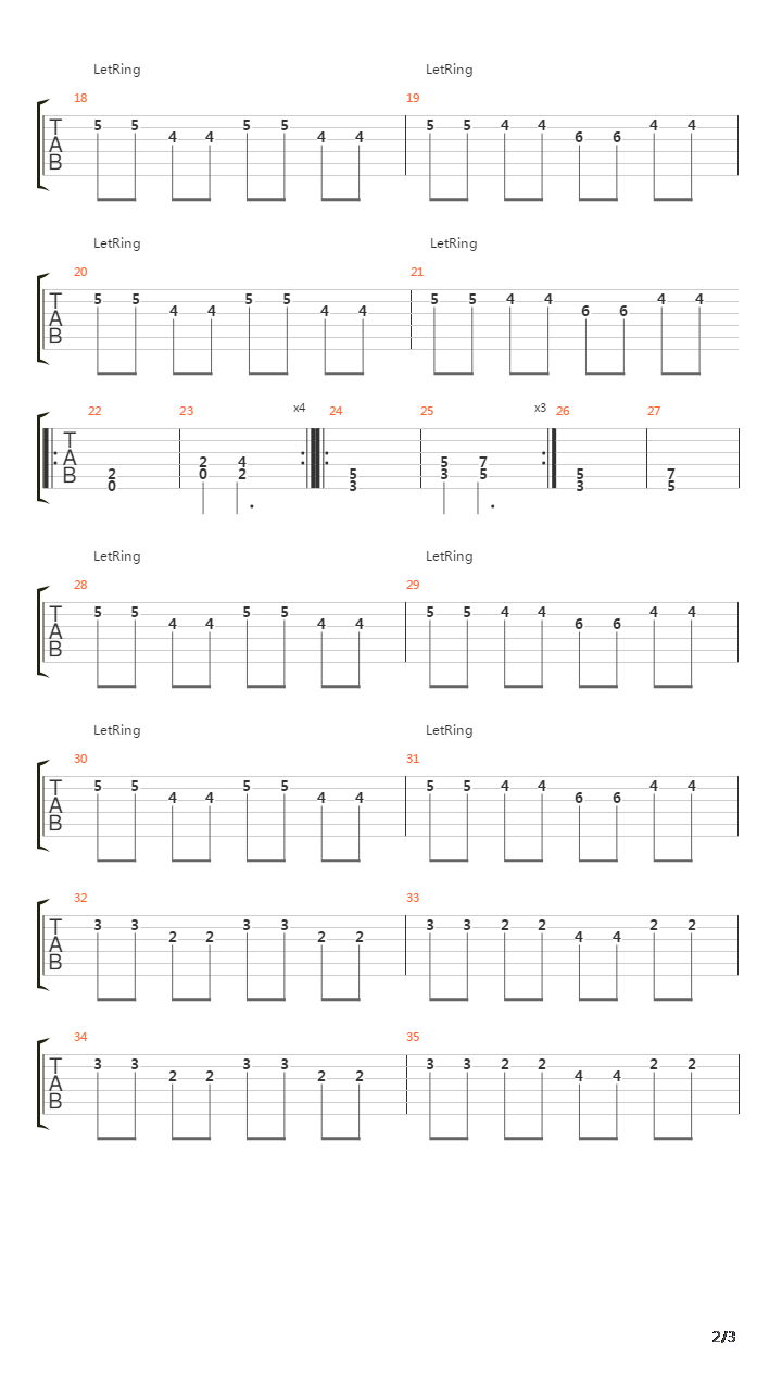 Das De Escuela吉他谱