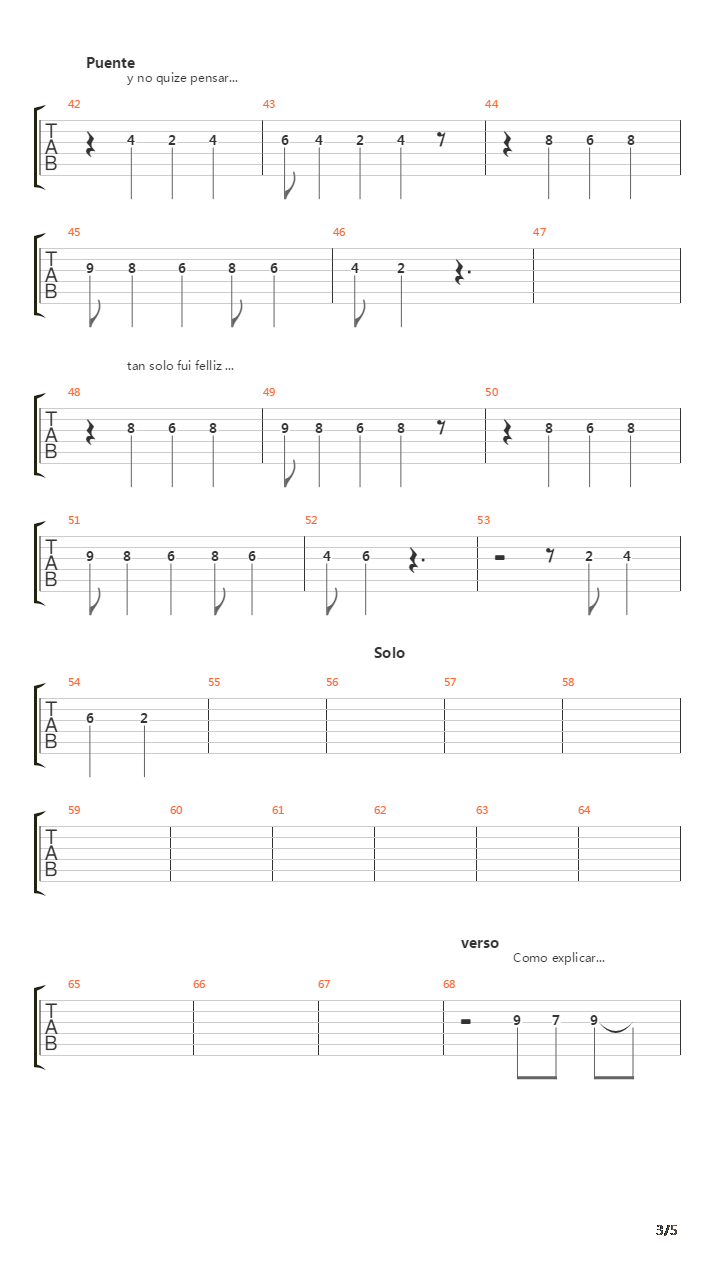 Luz吉他谱