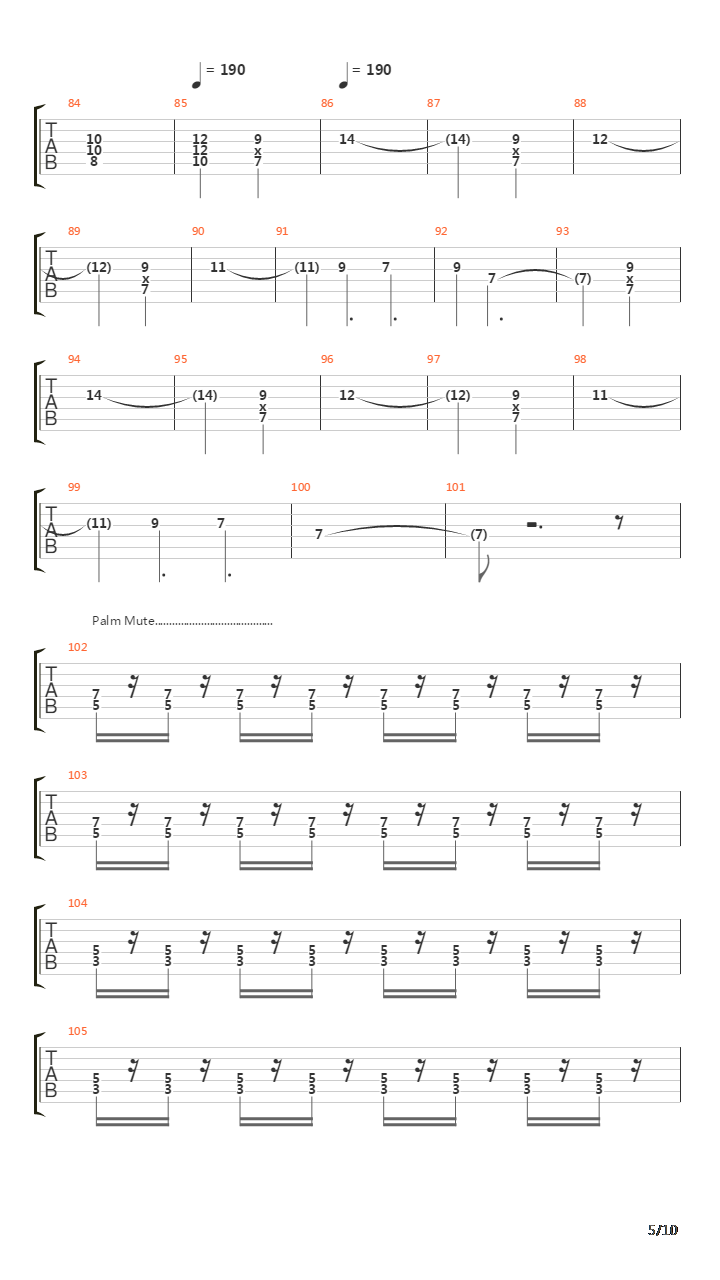 Western吉他谱