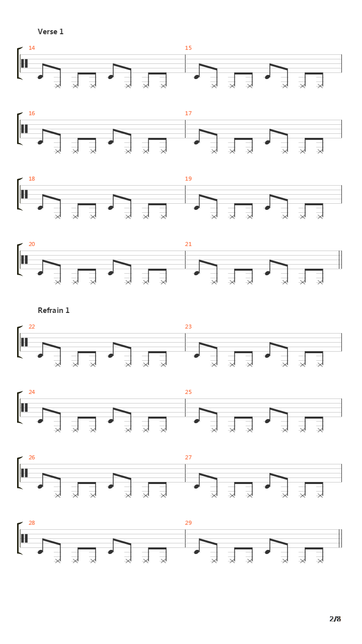 Cain吉他谱
