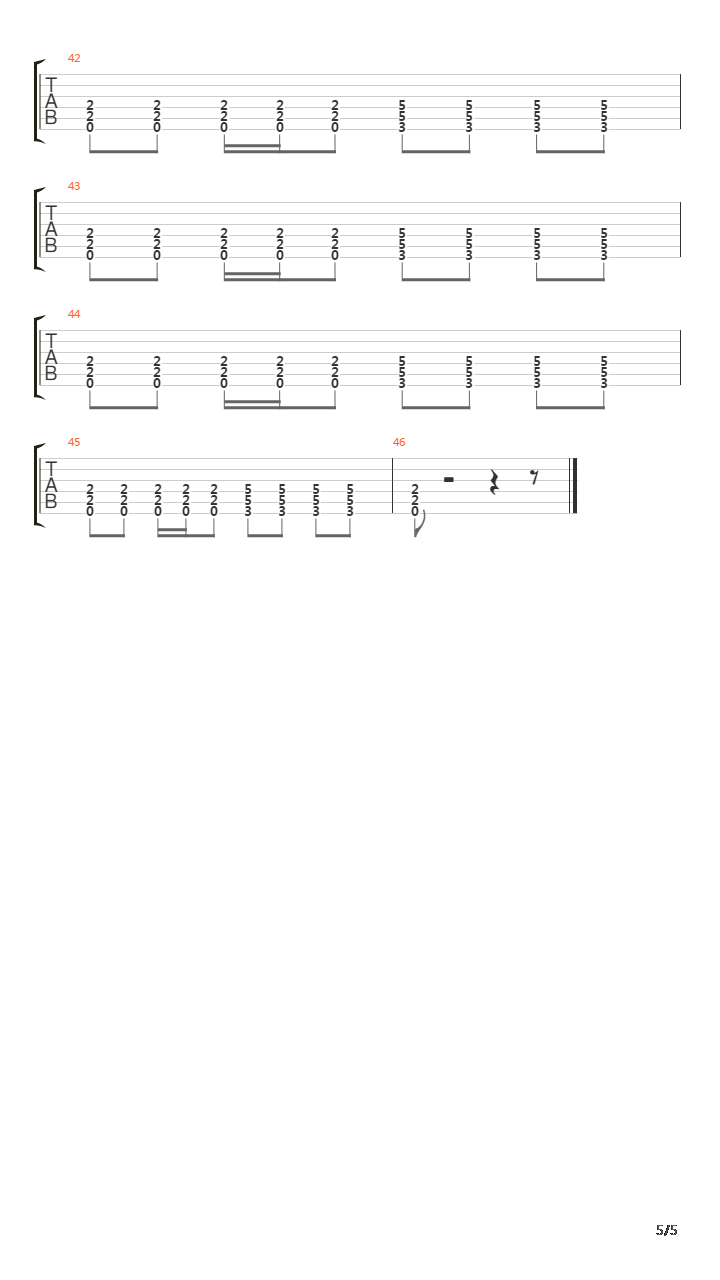 Societys Sequence吉他谱