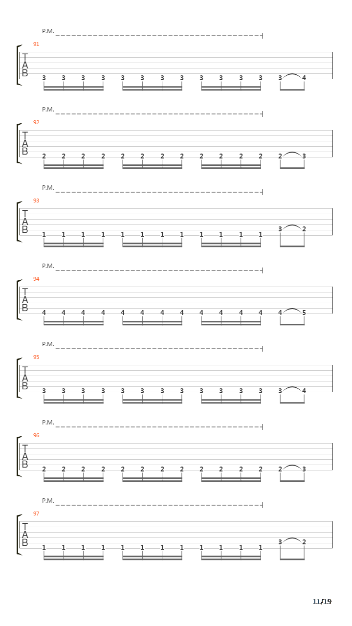 Charred Remains吉他谱