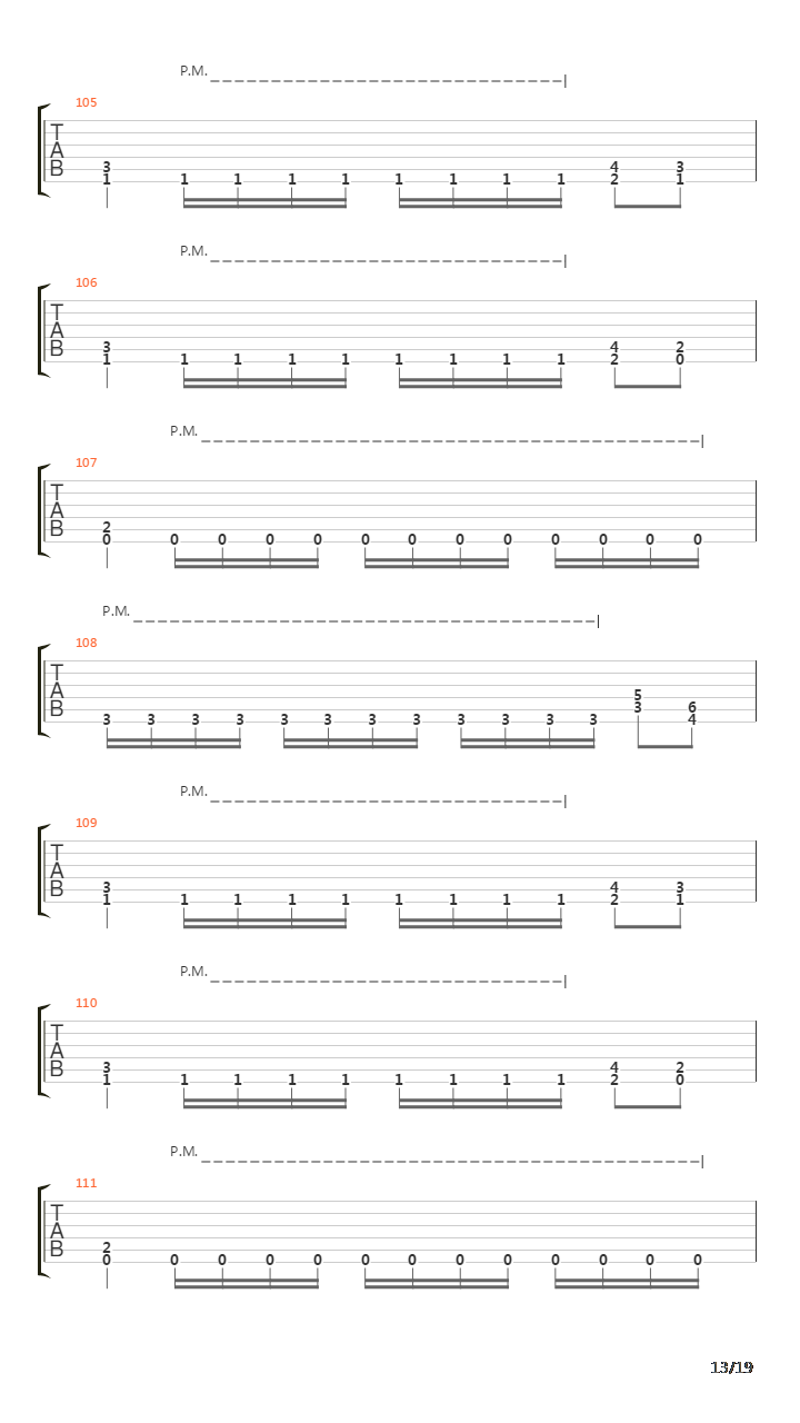 Charred Remains吉他谱