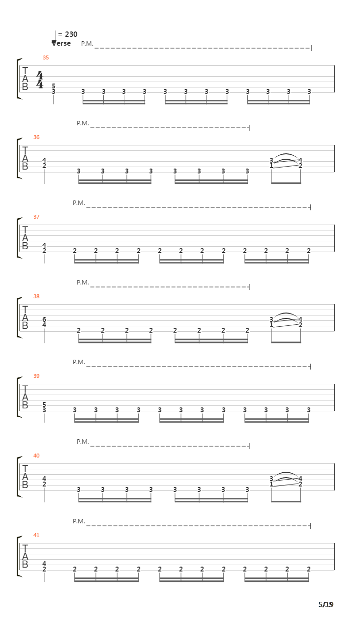 Charred Remains吉他谱