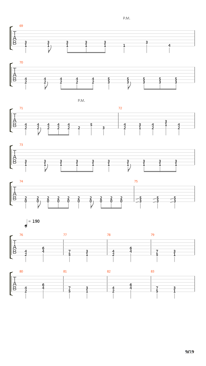 Charred Remains吉他谱