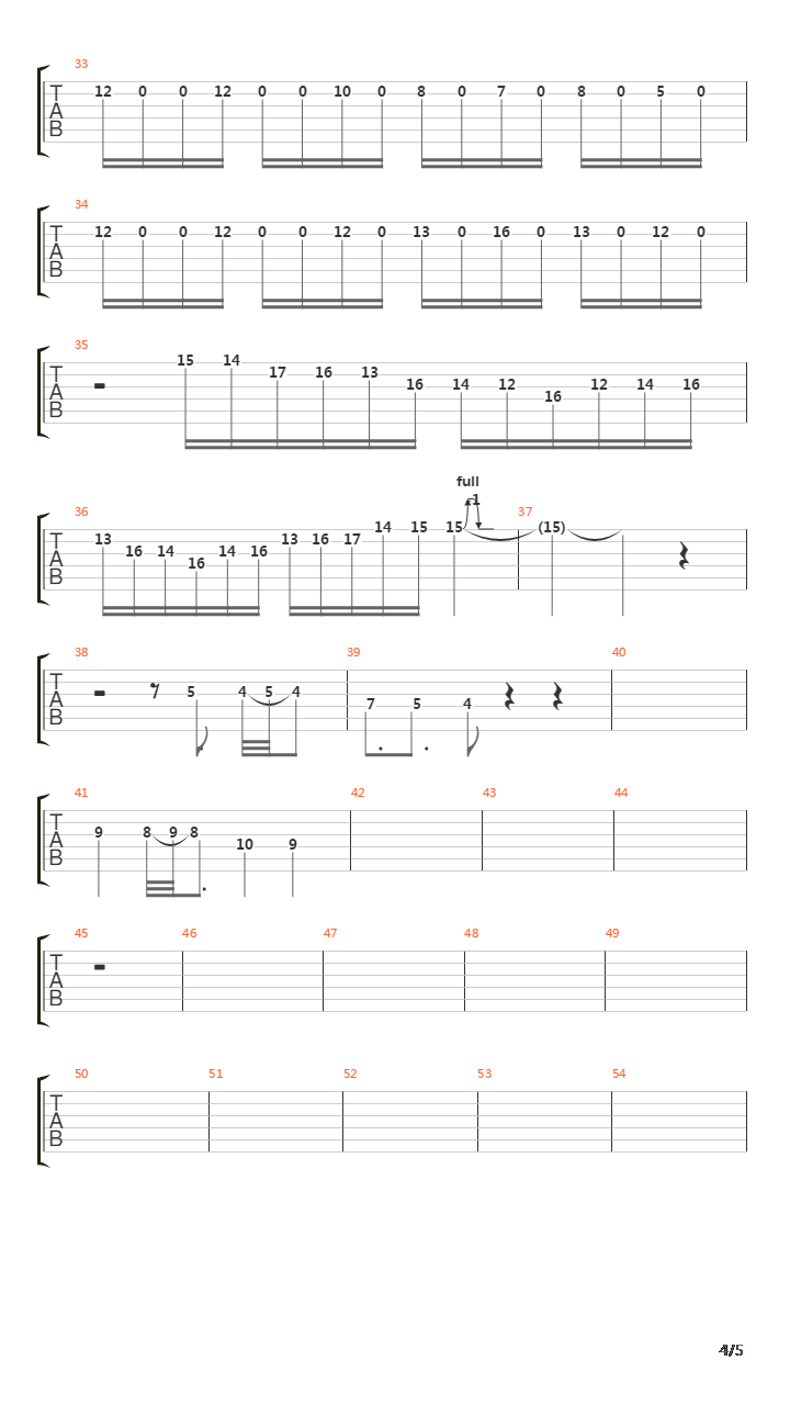 La Llama Eterna吉他谱