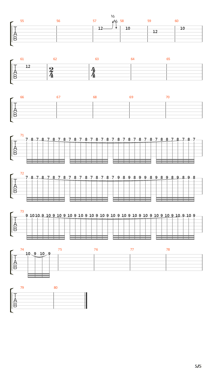 La Llama Eterna吉他谱