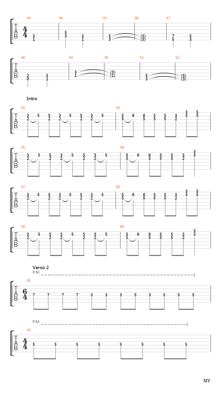 Papel Roto吉他谱